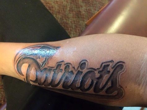 Patriots #tattoo Patriots Tattoo, New England Patriots, Future Tattoos, Fish Tattoos, Jesus Fish Tattoo, New England, Tatting, England, Tattoos