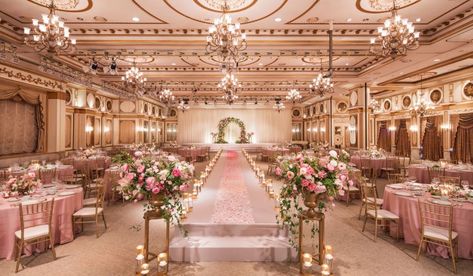 Seoul Wedding, Marriage Hall Decoration, Wedding Banquet Hall, Non Traditional Wedding Ring, Themed Wedding Decorations, Wedding Hall Decorations, Wedding Entrance Decor, Mandap Decor, Heart Break