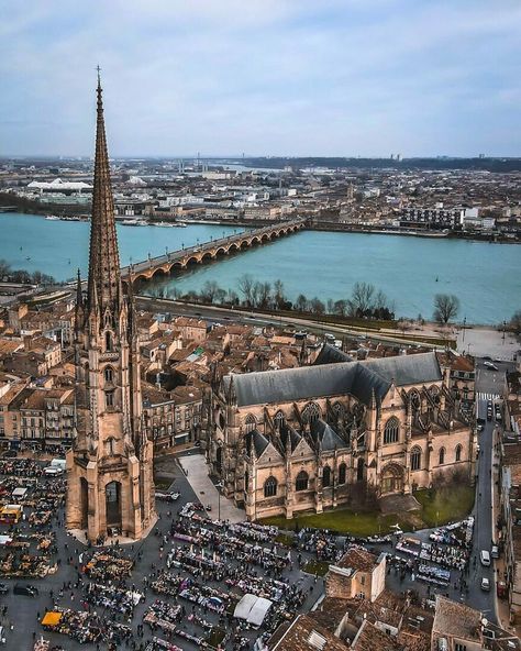 The Basilica Of St Michael In Bordeaux, France City Tree, France City, Bordeaux France, France Photography, St Nicolas, Beautiful Place, St Michael, Barcelona Spain, Nature Beautiful