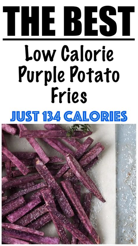 Air Fryer Purple Sweet Potatoes, Purple Sweet Potato Fries, Purple Sweet Potato Recipes, Japanese Purple Sweet Potato, Purple Potato Recipes, How To Make Purple, Sweet Potato Fries Recipe, Sweet Potato Recipes Fries, Energy Food