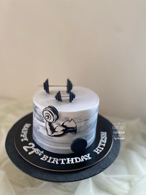 Cake Ideas For Men Simple, Gym Cake For Men, Gym Cake Ideas For Men, Gym Theme Cake For Men, Gym Cake Design, Gym Birthday Cake, Gym Theme Cake, Birthday Cake For Men, Gym Cake