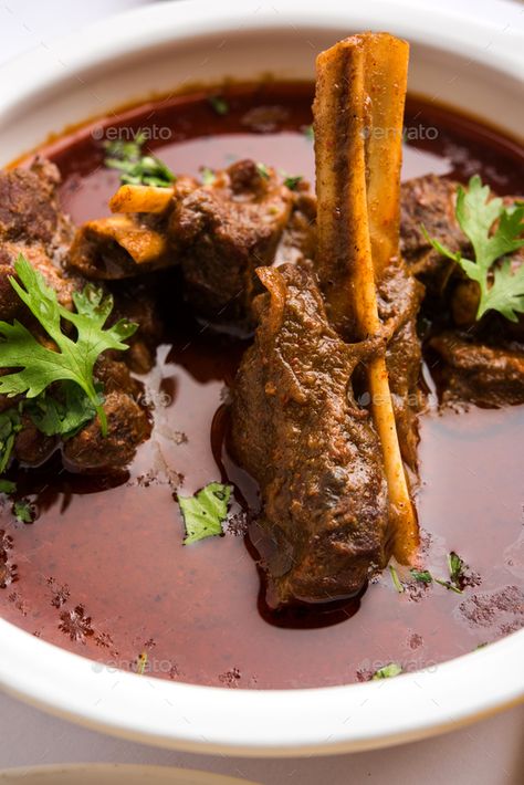 Mutton Curry by stockimagefactory. Mutton Curry OR Gosht Masala OR Indian Lamb Rogan Josh with some seasoning, served with Naan or Roti #Sponsored #Gosht, #Masala, #Indian, #Mutton Mutton Masala, Lamb Rogan Josh, Mutton Curry, Rogan Josh, Menu Card, Business Advertising, Curry Recipes, Menu Cards, Naan