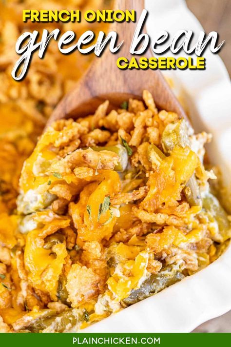 Green Bean Casserole Paula Deen, 90 Wallpaper, French Onion Casserole, Crockpot Chicken And Gravy, Best Green Bean Casserole, Homemade Green Bean Casserole, Onion Casserole, The Best Green Beans, Green Bean Casserole Recipe