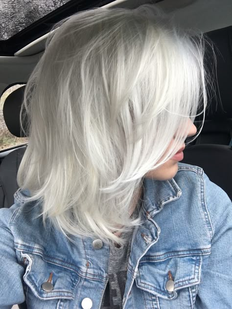 Platinum grey Grey Hair Color Silver, Grey Blonde Hair, Platinum Blonde Hair Color, Grey Blonde, Silver Hair Color, Silver Grey Hair, Silver Blonde, Icy Blonde, Platinum Hair