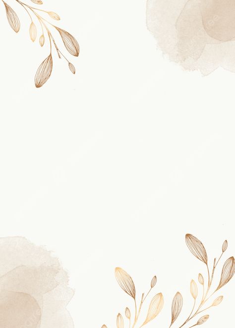 Download this HD wallpaper of Watercolor Plant Golden Background. You can download more Watercolor Plant Golden Background, Plant, Golden, Fashion wallpaper photos for totally free and use as phone wallpapers. | 1277643 Floral Background Hd, Golden Watercolor, Floral Watercolor Background, Happy Christmas Greetings, Golden Fashion, Save The Date Video, Golden Wallpaper, Green Leaf Background, Border Background