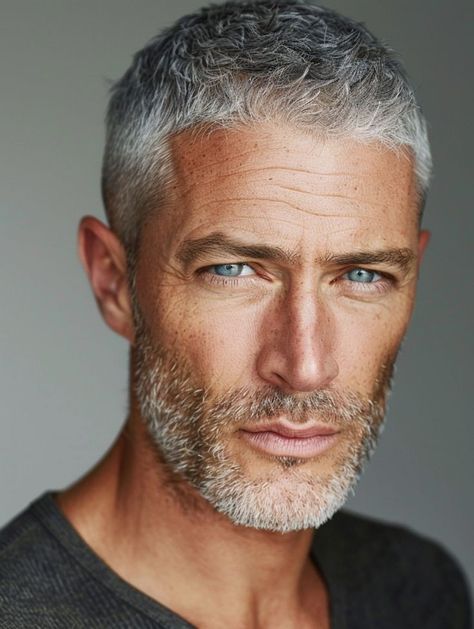 Masculine Haircuts, Older Men Haircuts Over 50, Hair Clipper Sizes, Haircuts Over 50, Older Men Haircuts, Short Hairstyles Over 50, Older Mens Hairstyles, Grey Hair Men, Long Hair On Top