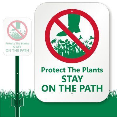 Amazon.com: Protect The Plants Stay On The Path (With No Walking On Grass Graphic) Sign, 12" x 9": Patio, Lawn & Garden Grass Graphic, Yoongi Wallpaper, Property Signs, Min Yoongi Wallpaper, Plant Signs, Funny Today, Plastic Signs, Digital Ink, Old Signs