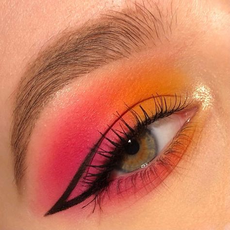 Stop Bragging, Orange Eye Makeup, Artsy Makeup, Sunset Makeup, Voluminous Mascara, Orange Makeup, Birthday Makeup, Volumizing Mascara, Makeup Help