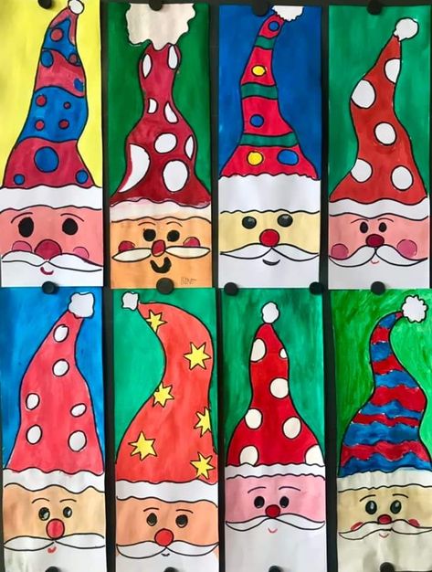 Christmas Art Projects For First Grade, First Grade Art Christmas, Christmas Art For 5th Grade, Christmas Art Classroom, Christmas Art Grade 1, Christmas Art Ks2, 5th Grade Christmas Art Projects, Collaborative Christmas Art Projects, Nutcracker Art Projects For Kids