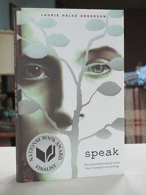 Speak Laurie Halse Anderson, Speak By Laurie Halse Anderson, Speak Book, Laurie Halse Anderson, Notebook Drawing, Book Log, Book Icons, School Memories, Literature Books