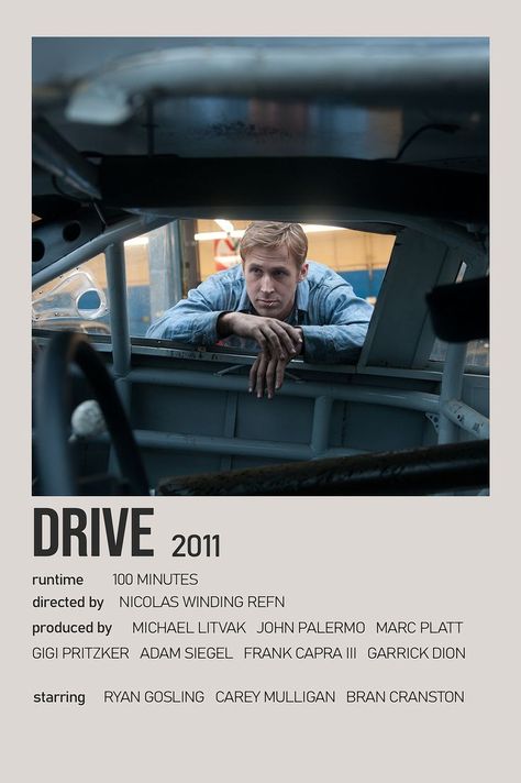 where to watch: Amazon Prime Video (subscription required) & Crave (subscription required) Minimalistic Polaroid Poster, Drive Movie Poster, Drive Movie, Nicolas Winding Refn, Drive 2011, Frank Capra, Bryan Cranston, Carey Mulligan, Polaroid Poster