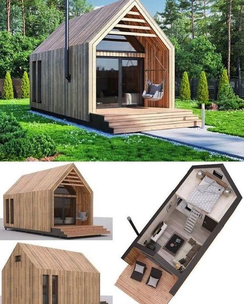 TINY HOMES | CABINS | DIY | OFFICIAL©️ on Instagram: "Now build your own Tiny Home!!! Check out the DIY Blueprints + Construction website Manual + Material List included in our E-book🔥🔥 [Link In Our Bio @tinyhomediy ]⏪ - - The E-book Includes: ✅ 12,000 Plans (Shed/Tiny Home/ Cabins) with proper Step-By-Step Instructions. ✅ All Plans are Schematic and are ready to be constructed (DIY PLANS) ✅ Designed by Professional Designers & Architects. ✅ Includes all details such as Material List, Estimate Cabins Plans, Eco House Plans, Blueprint Construction, Sala Yoga, Shed Tiny Home, Mini Cabin, Cabin Diy, Tiny House Exterior, Prefab Cabins