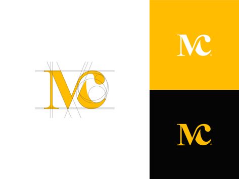 C And M Logo, Personal Logos For Graphic Designers, Mc Logo Design Ideas, Cm Monogram Logo, M C Monogram, Mc Logo Design, A M Monogram Logo, Personal Logo Ideas, Personal Monogram Logo