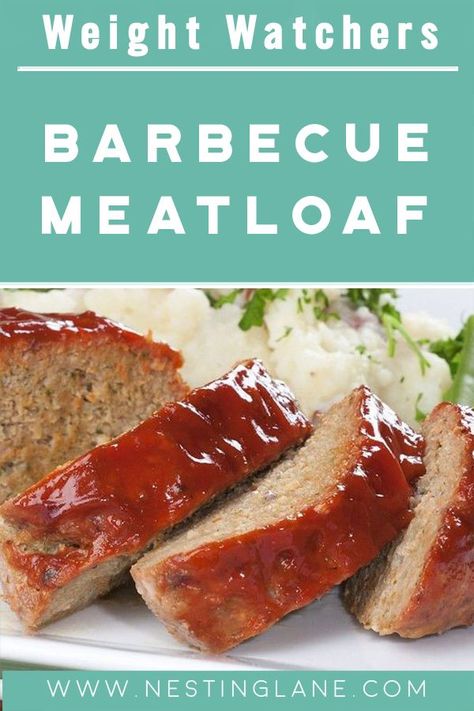 This Weight Watchers Barbecue Meatloaf recipe is an easy and delicious dinner option, perfect for a weeknight meal. Made with lean ground beef, seasoned breadcrumbs, egg whites, and topped with tangy barbecue sauce, this meatloaf is packed with savory flavor while staying on the lighter side. With just 10 minutes of prep time and a cook time of 40 minutes, it’s a simple dish that fits into a healthy lifestyle. Great for dinner, this comfort food classic is both satisfying and easy to make. Barbecue Meatloaf Recipes, Weight Watchers Meatloaf, Barbecue Meatloaf, Bbq Meatloaf, Low Calorie Recipes Dinner, Weight Watchers Meal Plans, Weight Watcher Dinners, Dinner With Ground Beef, Comfort Food Recipes Dinners