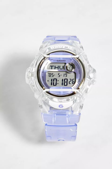 Baby G Watch, Green Tech, Blue Watches, Baby G, Retro Futurism, Gshock Watch, Athletic Fashion, Casio Watch, Glasses Fashion