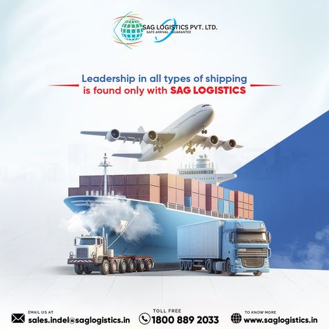 Discover the leaders in logistics with SAG Logistics Pvt. Ltd.! 🚢✈️🚛 From air to sea to land, we ensure your goods arrive safely and on time. Experience the ultimate in shipping solutions today. 🌐📦  Contact us at sales.indel@saglogistics.in or call toll-free at 1800 889 2033. Fast Delivery Creative Ads, Logistics Creative Ads, Logistics Poster, Logistics Design Creative, Logistics Design, Grey Wallpaper Iphone, Car Advertising Design, Cargo Services, Car Advertising