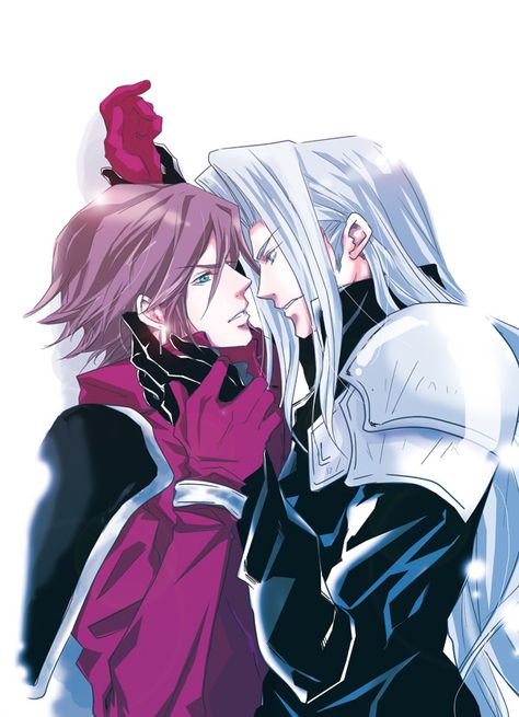 Genesis x Sephiroth <3 Genesis Rhapsodos, Final Fantasy Sephiroth, Crisis Core, Final Fantasy Vi, Final Fantasy Xii, Final Fantasy Artwork, Final Fantasy Vii Remake, Final Fantasy Art, Nerd Love