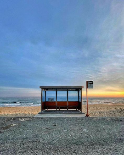 Bts Bus Stop, Korea Store, South Korea Landscape, Korea Landscape, Walk Alone, Bus Stop, Korea Fashion, South Korea, Lost