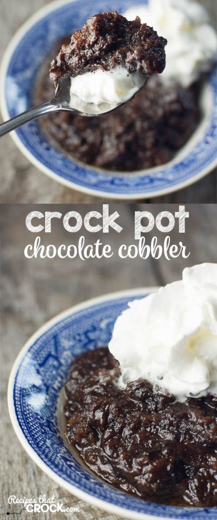 Slow Cooker Dessert, Chocolate Cobbler, Crockpot Dessert Recipes, Crock Pot Food, Coconut Dessert, Delicious Slow Cooker Recipes, Crock Pot Desserts, Slow Cooker Desserts, Brownie Desserts