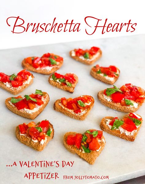 Valentine's Day Appetizer Valentine Appetizers Appetizer Ideas, Valentines Savory Snacks, Valentines Day Appetizers, Valentines Bunco, Valentine Appetizers, Valentines Appetizers, Appetizer Bruschetta, Valentine Snacks, Valentine Brunch