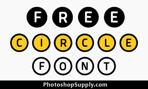 (FREE 😎) Circle Font - Photoshop Supply Circle Letters, Circle Letters Free Printable, Circle Word Logo, Circle Monogram Font Free, Circle Graphic Design, Ribbon Font, Circle Monogram Font, Circle Font, Free Monogram Fonts