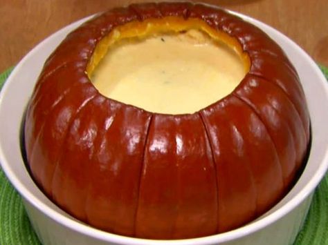 Pumpkin Pie Soup Recipe, Whole Pumpkin, Pumpkin Bowl, Brown Recipe, Fall Soup, Pumpkin Soup Recipe, Alton Brown, Pumpkin Pie Recipes, Pumpkin Soup