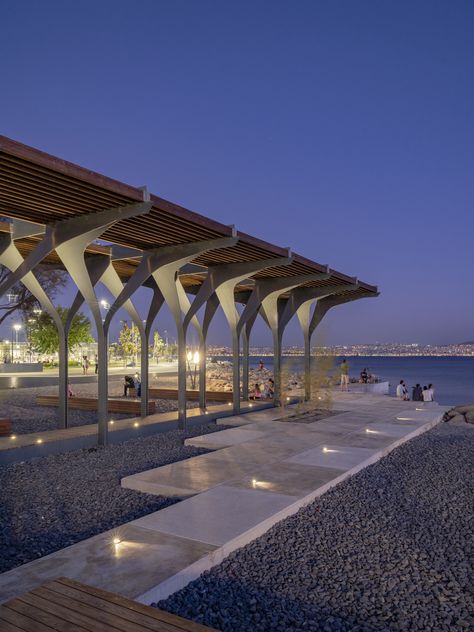 Waterfront Architecture, Natural Architecture, Pavilion Architecture, Pavilion Design, Best Modern House Design, Landscape Elements, Canopy Design, Terrace Design, Architectural Photography