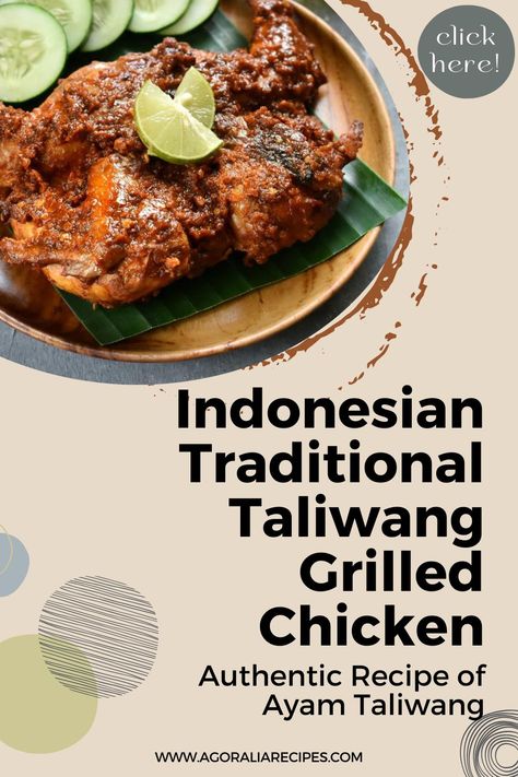 Savor the legacy of peace with Taliwang Roast Chicken. Crafted from young free-range chicken, roasted to perfection with a unique spice blend, it's a rare marriage of tenderness and aromatic flavors. Taliwang chefs, tasked as peacemakers, devised this dish with a blend pleasing to both Karangasem and Selaparang citizens. Remarkably, this culinary creation played a pivotal role in securing peace between the two kingdoms at war. #TaliwangChicken #IndonesianCuisine #FlavorfulHistory Indonesian Chicken Recipe, Ayam Taliwang, Indonesian Chicken, Grilled Whole Chicken, Chicken Roasted, Indonesian Recipes, Indonesian Cuisine, Citrus Chicken, Halal Recipes