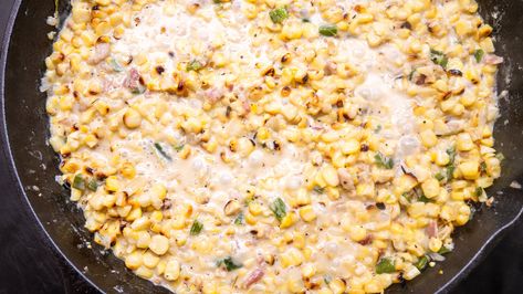 Steakhouse Dinner, Creamed Corn Recipes, Corn Recipe, Creamed Corn, Corn Recipes, Veggie Sides, Daily Bread, Stuffed Jalapeno Peppers, Yellow Onion