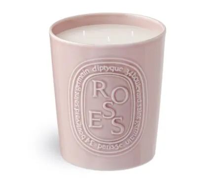 Roses Candle, Diptyque Paris, British Rose, Rose Candle, Pink Candles, Blooming Rose, Scented Wax, Floral Scent, Saint Germain