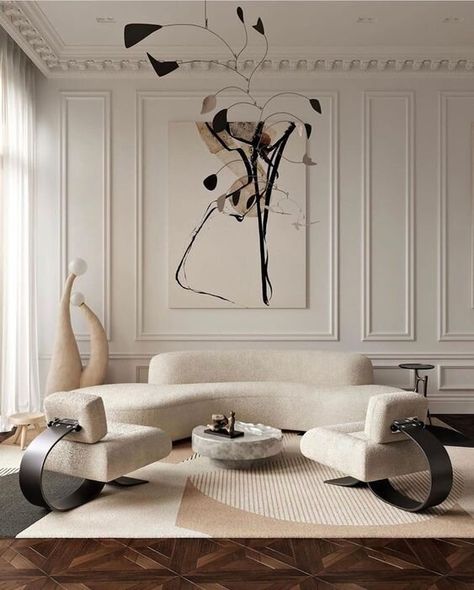 Look We Love: French Modern — SCOUT MODERN French Modern Interior, Rustic Home Interiors, 카페 인테리어 디자인, Living Room Design Decor, French Interior, Home Remodel, Classic Interior, Home Room Design, Home Decor Trends