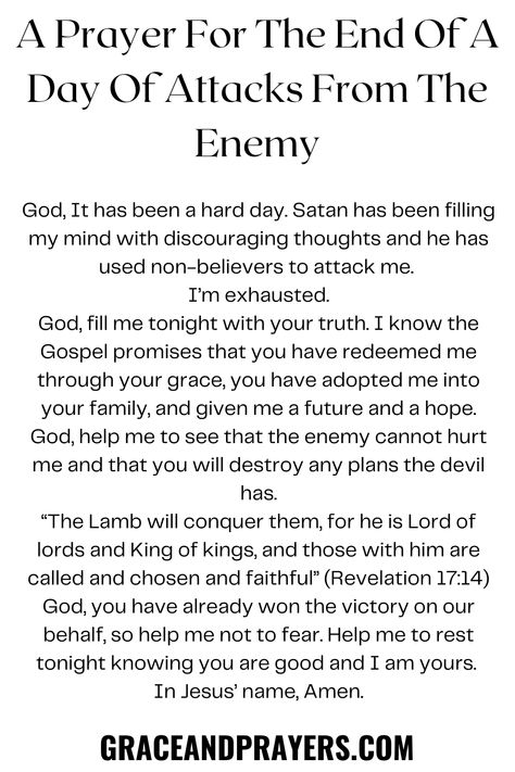 We'll share 6 powerful and encouraging prayers to cancel the evil plans of the enemy so you can ask God for strength during this stressful time. Prayers To Rebuke The Enemy, Rebuke The Enemy Prayer, Spell To Destroy Enemy, Prayers Against Evil, Prayer To Cancel Evil Plan Of The Enemy, Prayers Of Protection From Evil Spiritual Warfare, Prayer Against The Enemy, Financial Prayers, Prayer Of Praise