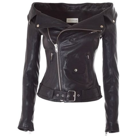 Sailor leather jacket faith connexion ($1,630) ❤ liked on Polyvore featuring outerwear, jackets, sailor jacket, lined jacket, genuine leather jacket, asymmetrical zip jacket and 100 leather jacket Fancy Leather Jacket, Leather Jacket Reference, Gothic Leather Jacket, Types Of Leather Jackets, Goth Outfits Leather Jacket, Leather Jacket Drawing, Fitted Grunge Biker Jacket, Lined Leather Jacket, Sailor Jacket