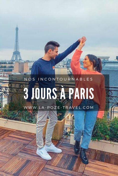 Nous avons profité d’un long week-end pour découvrir la belle ville de Paris pendant 3 jours. On connaissait déjà un peu Paris avec la Tour Eiffel, les Champs-Élysées ou encore Disneyland, mais nous n’avions jamais pris le temps de découvrir plus en profondeur la ville avec ses nombreux quartiers. Paris reste un must en voyage dans le cadre d’une capitale européenne et une destination où l’on trouve de nouveaux spots à chaque passage. Packing List Kids, Paris Trip Planning, Paris Sightseeing, Champs Elysees Paris, Paris Tips, Paris Couple, France Itinerary, Plan Paris, Champs Élysées