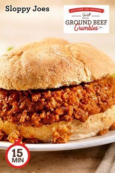 Dinner Ideas For Diabetics, Classic Beef Stew Recipe, Crock Pot Sloppy Joes, Slow Cooker Sloppy Joes, Sloppy Joe Recipe Easy, Sloppy Joe Recipe, Sloppy Joes Easy, Homemade Chili Recipe, Ground Beef Chili