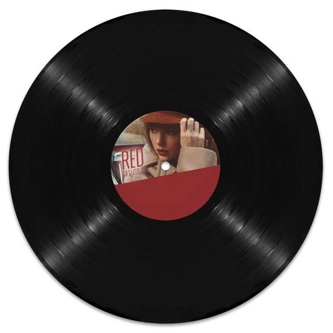 Records Aesthetic, Taylor Swift Cd, Taylor Swift Merchandise, Vinyl Aesthetic, Notebook Art, Png Aesthetic, Record Art, All Too Well, Taylor Swift Red