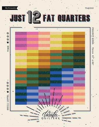 Project size: 57" x 60" Fat Quarter Quilt Pattern, Quarter Inch Seam, Fat Quarter Projects, Block Quilts, Fat Quarter Quilt, Sewing Things, Quilting Rulers, Quilt Sizes, Quilting Ideas