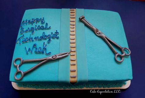 Surgical Technologist Week, Surgical Technologist Student, Surgical Technologist, Surgical Tech, Cupcake Cakes, Cake