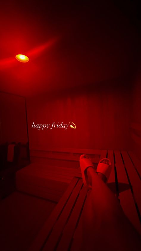 Spa Day Pictures Instagram, Sauna Snapchat Story, Sauna Aesthetic Instagram Story, Spa Instagram Story Ideas, Friday Night In Aesthetic, Sauna Pictures Instagram, Friday Night Instagram Story, Friday Vibes Aesthetic, Infrared Sauna Aesthetic