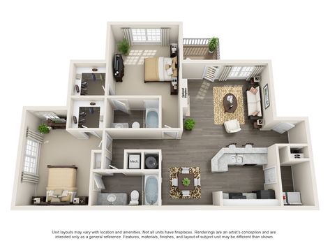 The Arbors at Brookfield Berkshire 2 bd 3bedroom Apartment Floor Plan, Apartment Layout 3bedroom, Wattpad Prompts, Small Apartment Floor Plans, Plan 2d, Home Schedule, 3d Floor Plan, Pool House Designs, Cottage Floor Plans