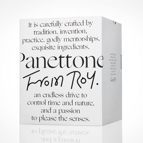 Panettone From Roy 1 Layout Editorial, Beauty Packaging, Creative Packaging, Cosmetic Packaging, Packaging Design Inspiration, Print Packaging, Packaging Box, Packaging Labels, 로고 디자인