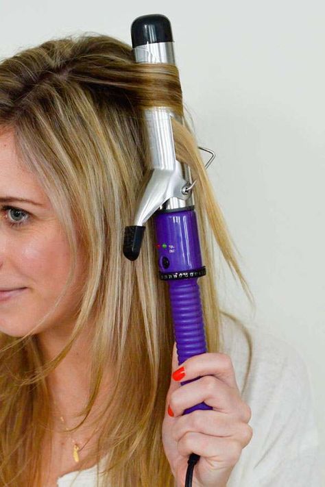 Everything You Need to Know About Your Curling Iron - The Everygirl Curling Iron Tutorial, Beach Waves Curling Iron, Waves With Curling Iron, Tresemme Keratin Smooth, Voluminous Waves, Good Curling Irons, Automatic Curling Iron, Hair Curl, Barrel Curling Iron