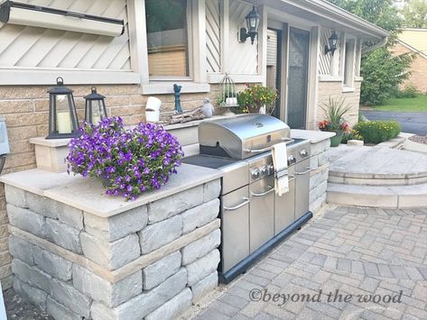 Outdoor Grill Surround, Grill Surround, Small Outdoor Kitchens, Outdoor Grill Area, Outdoor Bbq Area, Outdoor Grill Station, Patio Grill, Grill Station, Outdoor Kitchen Plans