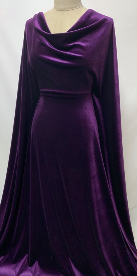 Purple Aesthetic Dress, Dark Purple Outfit Aesthetic, Maria Merian, Dark Purple Outfit, Oversized Outfit Aesthetic, Velvet Purple Dress, Dark Purple Gown, Purple Dress Aesthetic, Purple Academia