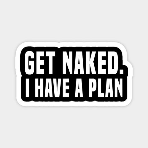 Funny Flirty Quotes, Adult Stickers, Funny Vinyl Decals, Funny Logo, I Have A Plan, Adulting Quotes, Inappropriate Thoughts, Dirty Memes, Dope Quotes