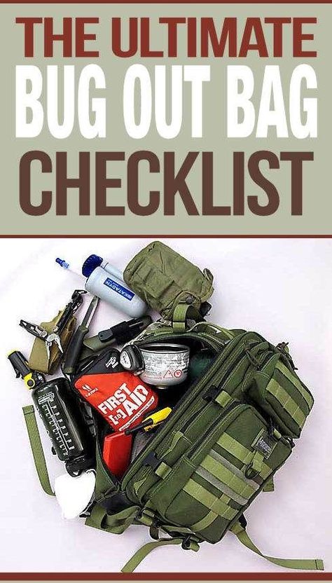 [Tutorial] How to Build a Bug Out Bag Correctly Best Bug Out Bag, Bug Out Bag Checklist, Bag Checklist, Survival Bag, Survival Equipment, By Any Means Necessary, Emergency Plan, Survival Techniques, Urban Survival