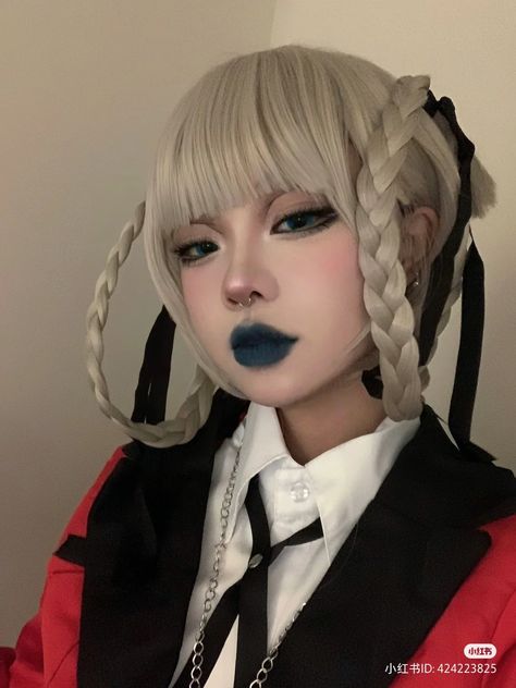 Anime Cosplay Ideas Female, Female Anime Cosplay Ideas, Blonde Anime Cosplay, Lol Cosplay, Kakegurui Cosplay, Cosplay Ideas Women, Couples Cosplay, Anime Cosplay Ideas, Makeup Cosplay