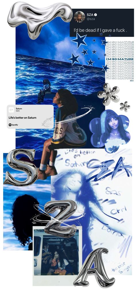 Sza Iphone Wallpaper blue aesthetic Sza Wallpapers Iphone, Sza Wallpapers, Sza Collage Wallpaper, Wallpaper Backgrounds Iphone, Macbook Wallpaper Aesthetic, Sza Singer, Backgrounds Iphone, Macbook Wallpaper, Wallpapers Iphone