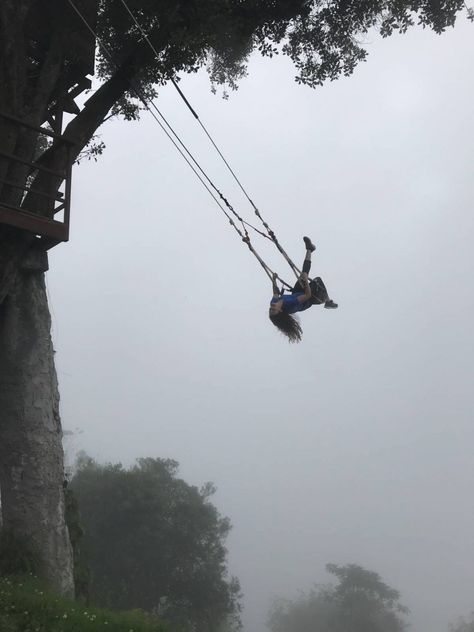 How to Get to The Swing at the End of the World in Banos, Ecuador. World Aesthetic, Ultimate Bucket List, The End Of The World, The Swing, End Of The World, Ecuador, The End, Bucket List, The World