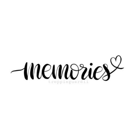 Memories Word Art Letters, 50th Anniversary Quotes, Memories Aesthetic, Memory Words, Instagram Symbols, Cute Spanish Quotes, I Miss You Quotes, Photo Album Design, Small Quotes